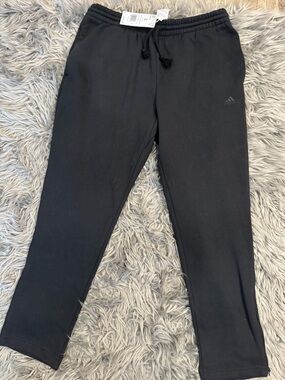 adidas All SZN fleece tapered leg zip pant
